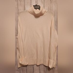 SoSoft Cream Turtleneck Sweater